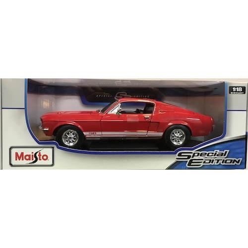 マイスト ミニカー Ford 1967 Mustang GTA Fastback red 1/18 MAISTO