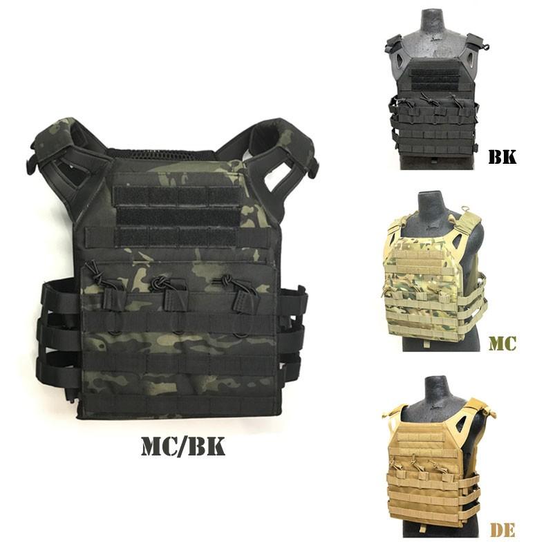 JPC プレートキャリア&ファーストラインセット サバゲー黒装備 JPC