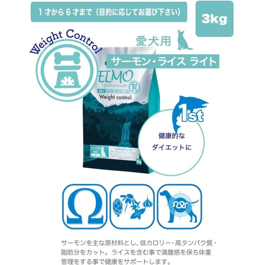 ELMO エルモ プロフェッショナーレ ドッグフード サーモン＆ライス