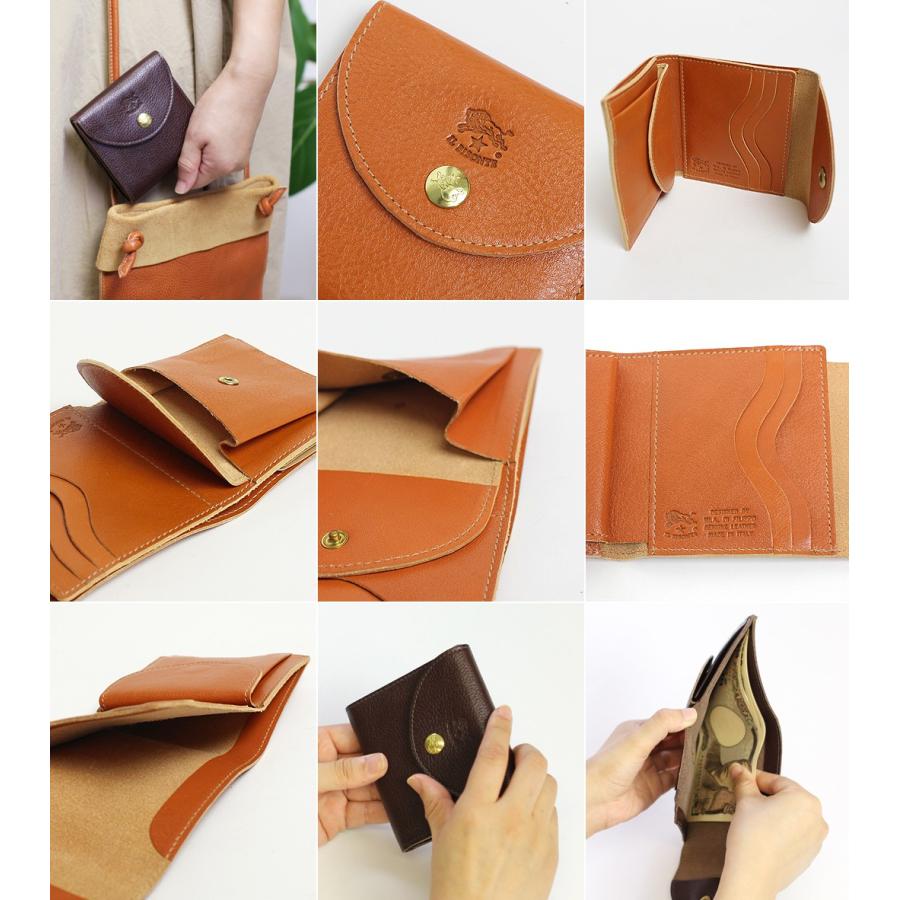 IL BISONTE（イルビゾンテ） 財布 二つ折り財布 コンパクト二つ折り