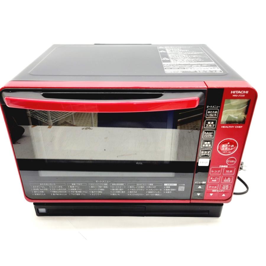 日立/HITACHI 加熱水蒸気オーブン MRO-JT230 2021年製 レッド