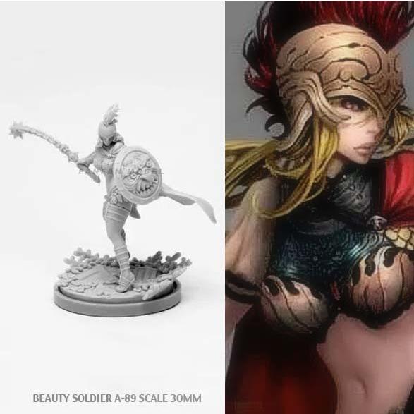 女神シリーズ 1/48 グラディエーター 剣闘士 モデル レジン フィギュア