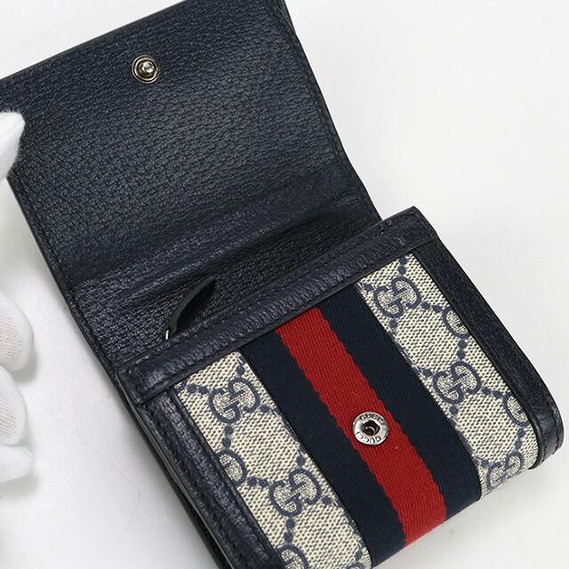 GUCCI（グッチ） 中古 二折財布小銭入付き レディース ブランド オフィ