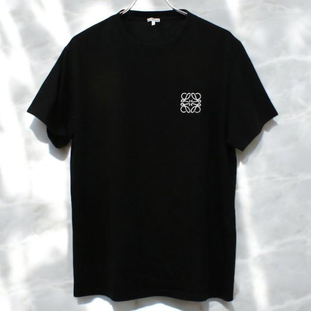 ロエベ (LOEWE) Tシャツ 黒 ブランドロゴ
