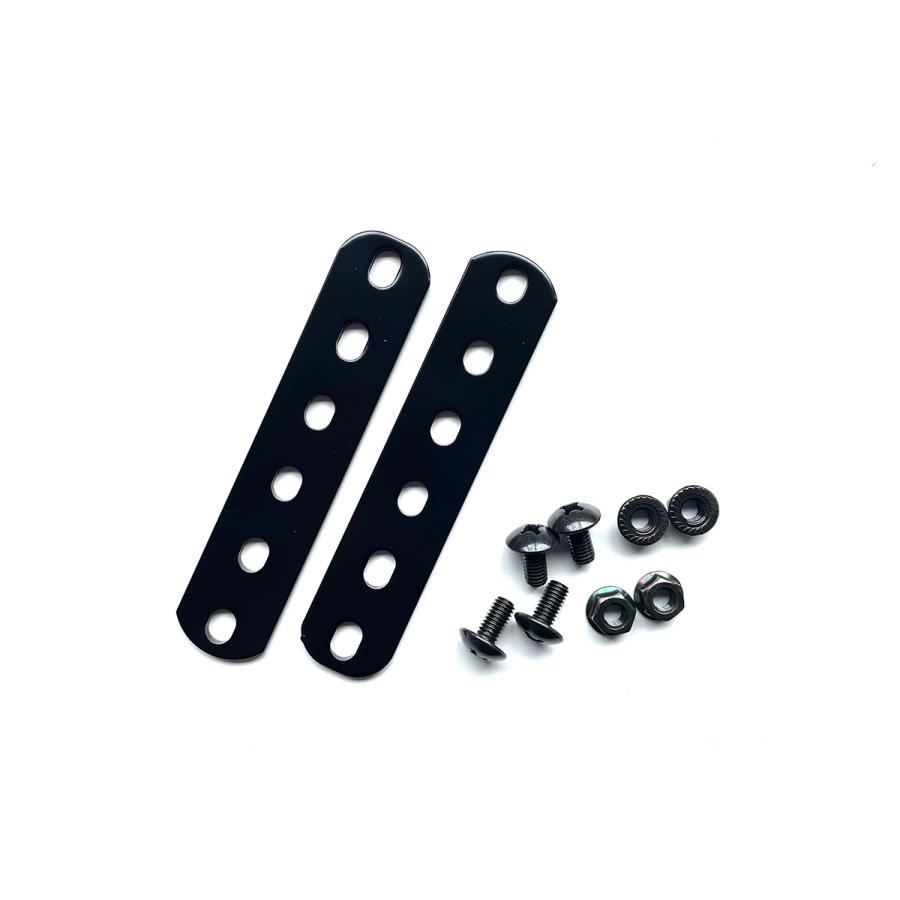 全だ円 6穴延長ステー 黒 ネジ切りなし (2個 / 1セット) 代引き不可