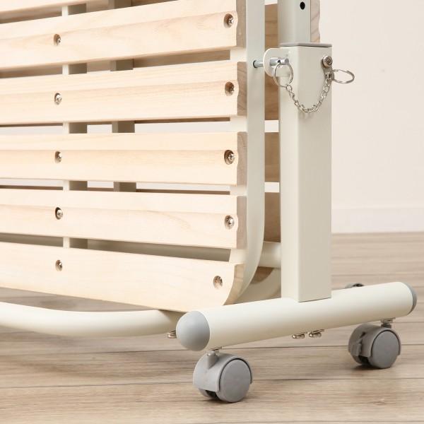 ベッド 折りたたみベッドハイタイプ(NA)シングルより少しコンパクト