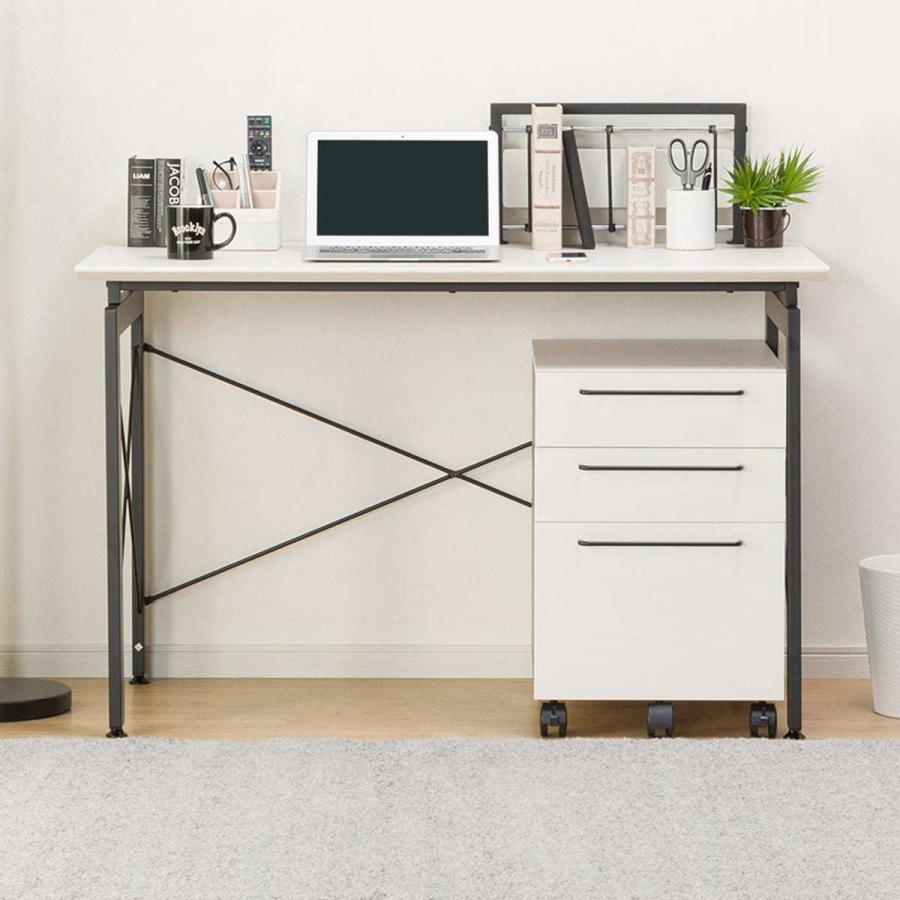 ニトリ（NITORI） 幅120cm デスクワゴンセット(サーヤ) パソコンデスク