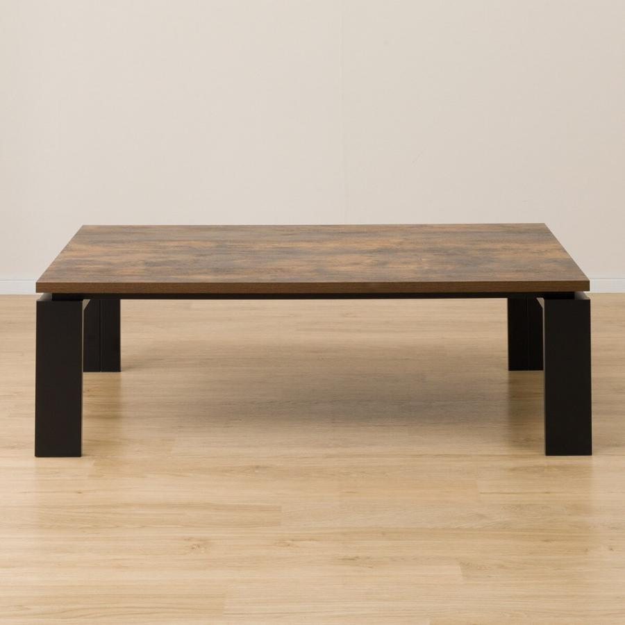 ニトリ 木目調 ローテーブル 出っ張りなしヒーターこたつ 取説あり