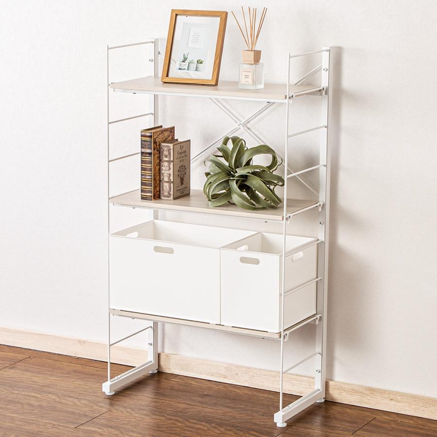 ニトリ（NITORI） ワイヤーシェルフ NP ミドルタイプ(幅60cm ホワイト