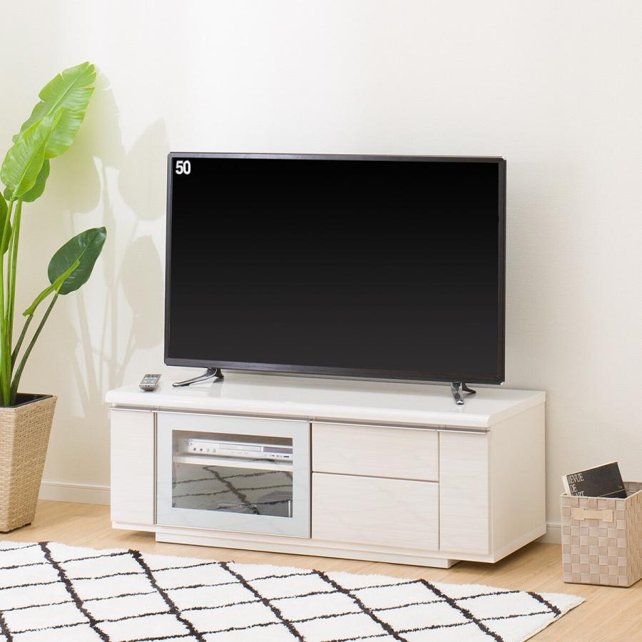 ニトリ（NITORI） 幅125 光沢のある木目模様が美しいローボード