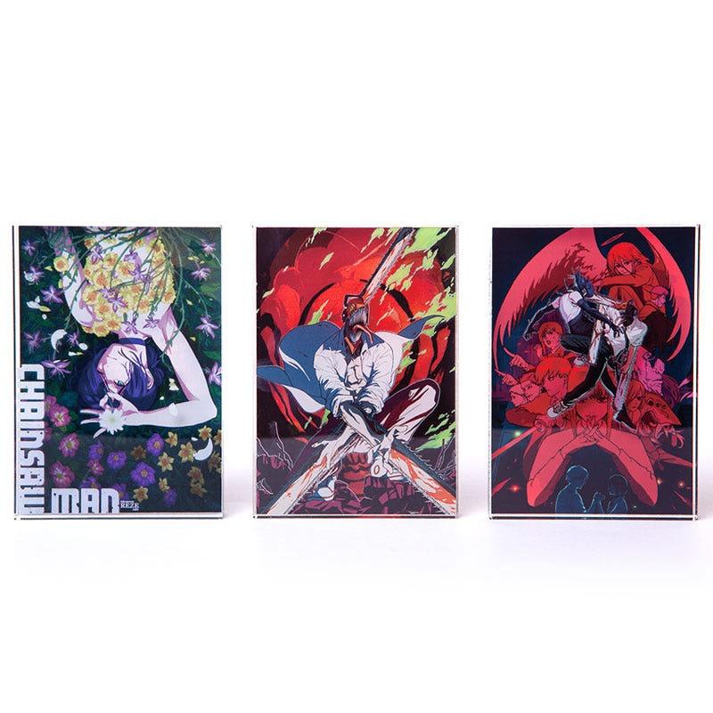 天使の悪魔 チェンソーマン タペストリー ルーレット アクリルブロック