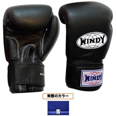 WINDY ウィンディ トレーニンググローブ／ペア BGVH 16oz 青 : NTS