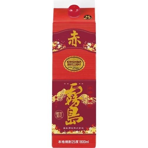 霧島酒造 赤霧島 25度 チューパック ( 1800ml ) : 爽快ドラッグ - 通販