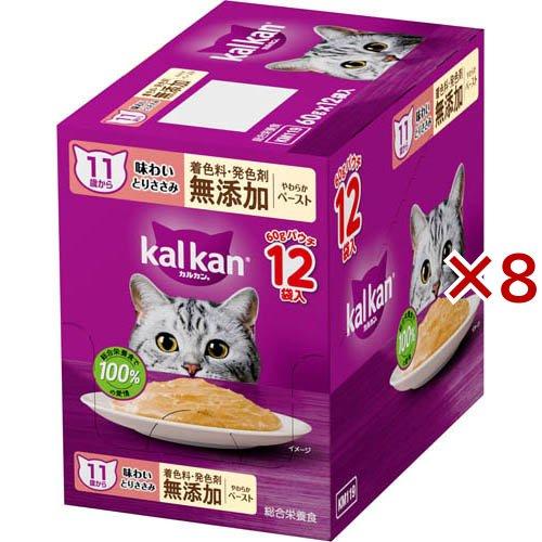 カルカン パウチ 11歳 やわらかペースト とりささみ 着色料 無添加