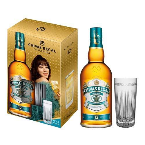 企画品)シーバスリーガル ミズナラ 12年 オリジナルロンググラス付き