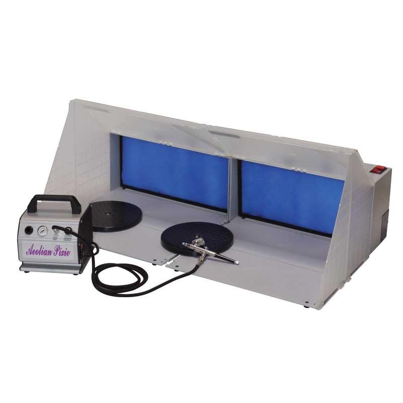 エアブラシ用スプレーブース 排気ダクト付き塗装ブース : ツール 創蔵