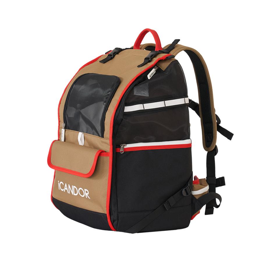 ICANDOR アイキャンダー JIGE BAG VIVID KHAKI ペット ペットキャリー