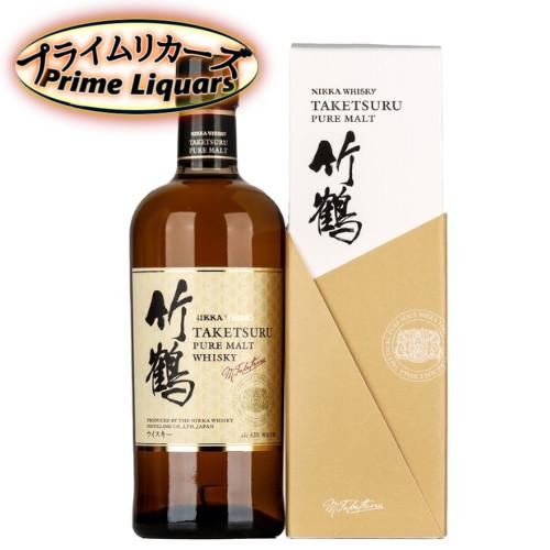 海外流通逆輸入品 ニッカ 竹鶴 ピュアモルト 箱付き 43度 700ml