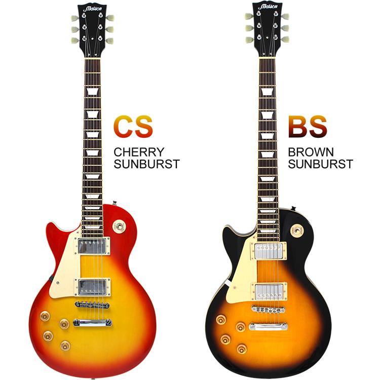 エレキギター 左利き用 Maison レスポールタイプ LP-28LH 13点 初心者