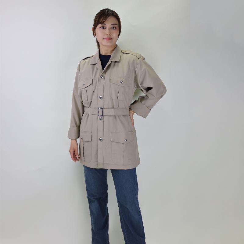 フランス軍. カーキ トロピカルジャケット[長袖] 仏軍 FRA 熱帯