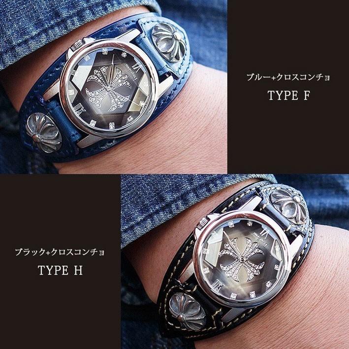 DEEP ZONE ディープ ゾーン イタリアンレザー ブレスウォッチ パイソン