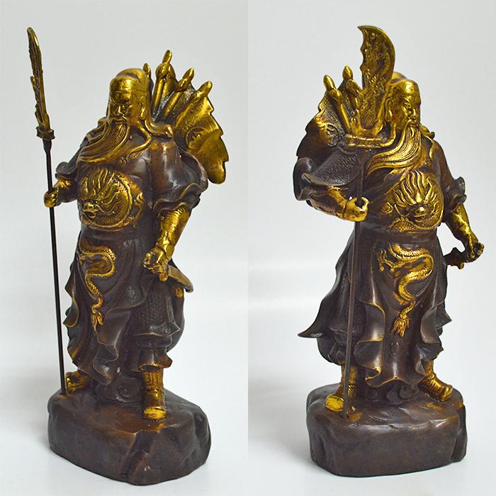 関公 関羽 真鍮製 関羽雲長 開運 財神三国志 演義 関羽雲長 大