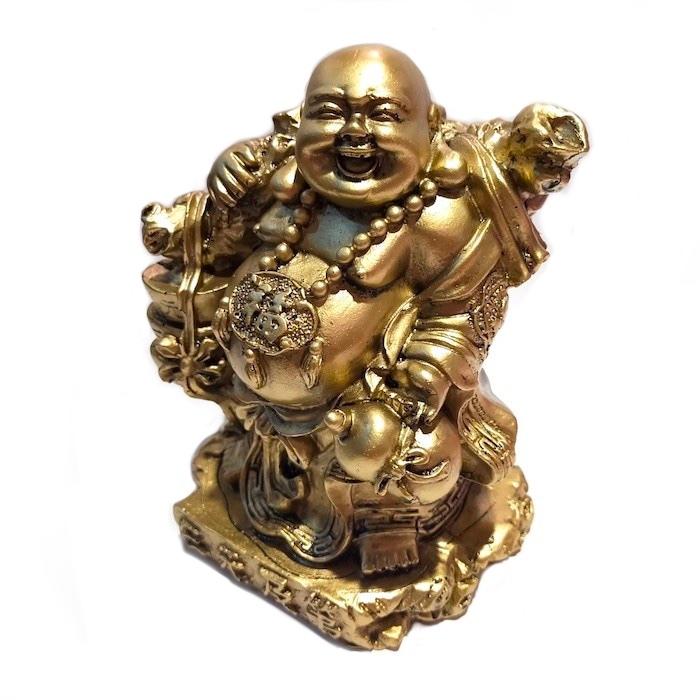 ト*コ様 備前焼 国延昇造 布袋様 香炉 ◇楽しそうに笑ってる 笑う門に