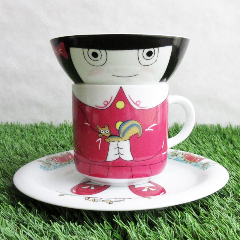 昭和レトロ 食器セット 洋食器 キッズ 子供用食器 お茶碗 丸皿