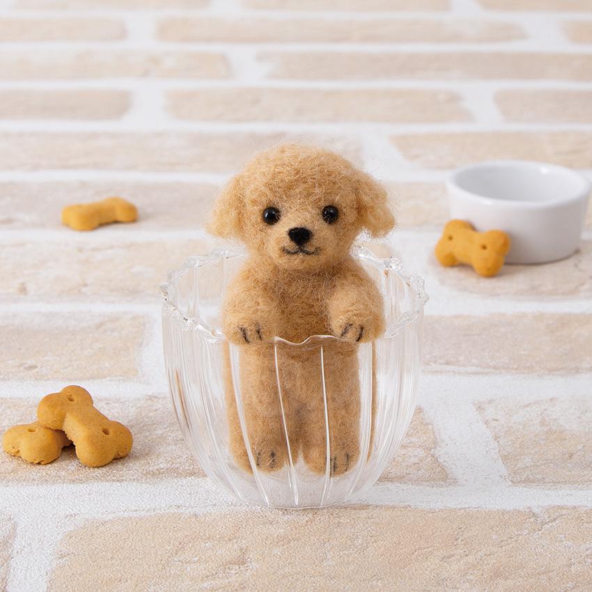 羊毛フェルトトイプードル 羊毛フェルト トイプードル kuj様専用