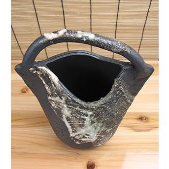 信楽焼 さつき花器 和風 癒し 壷 つぼ 花瓶 花器 陶器 花入れ