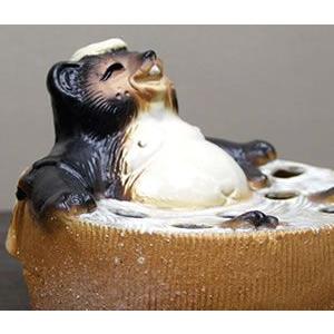 信楽焼 蚊やり 蚊取り タヌキ蚊やり器 陶器 蚊やり器 蚊遣り器 焼き物