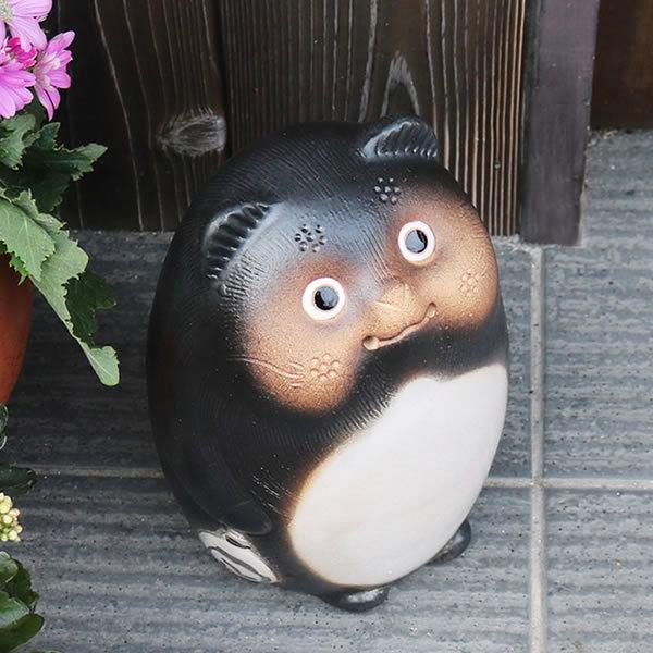 信楽焼 9号なごみ狸 たぬき タヌキ 狸 開運 縁起物 可愛い 陶器 商売