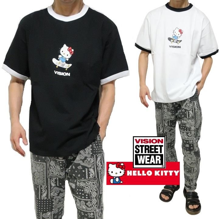 ハローキティ Tシャツ VISION/ヴィジョン コラボ メンズ/レディース