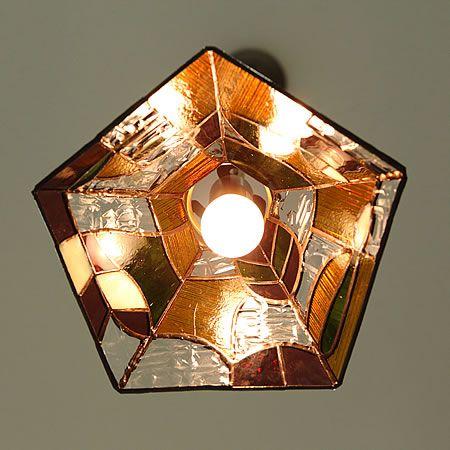 和風 ペンダントライト ステンドグラス ガラス アンティーク 天井照明