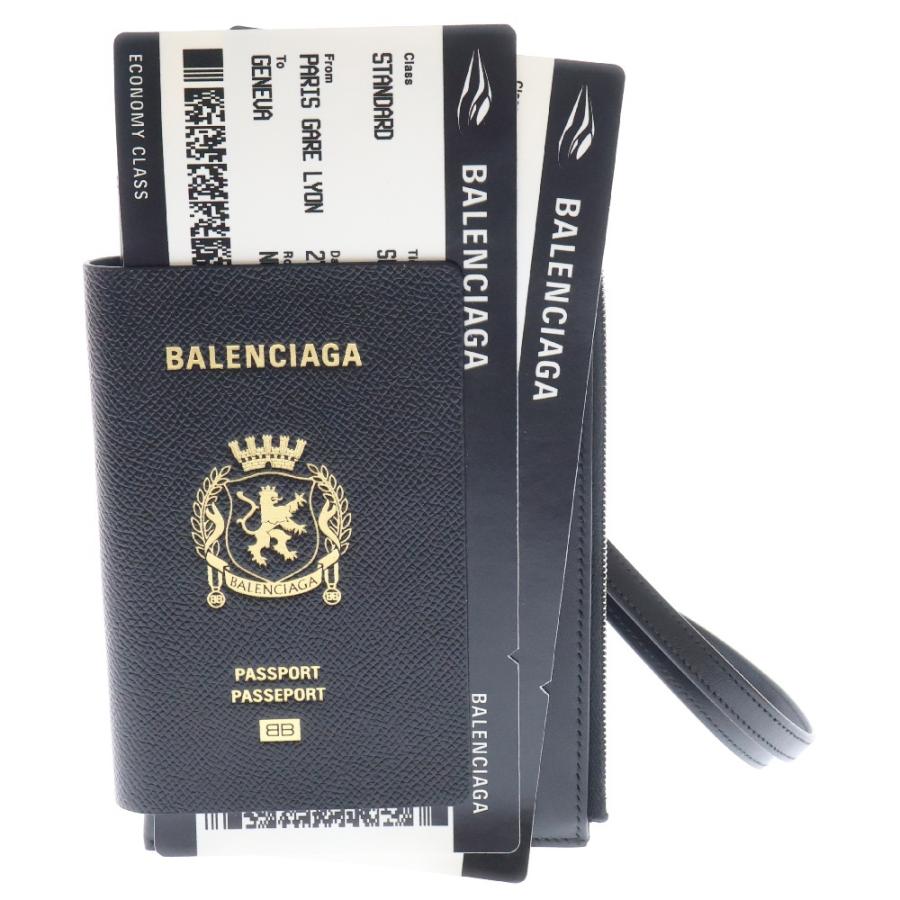 バレンシアガのパスポートケース BALENCIAGA パスポートケース ブラック