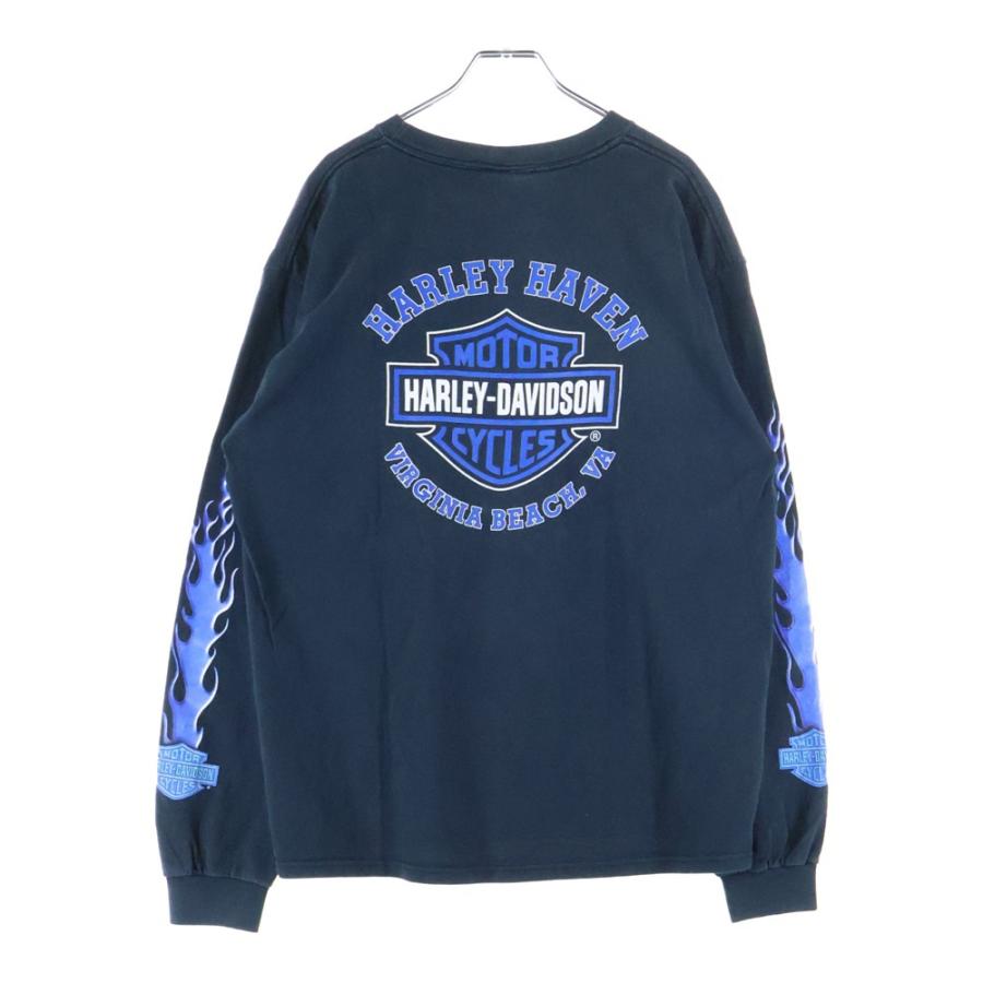 Harley Davidson（ハーレー・ダビッドソン） 00s VINTAGE BLUE FLAME L