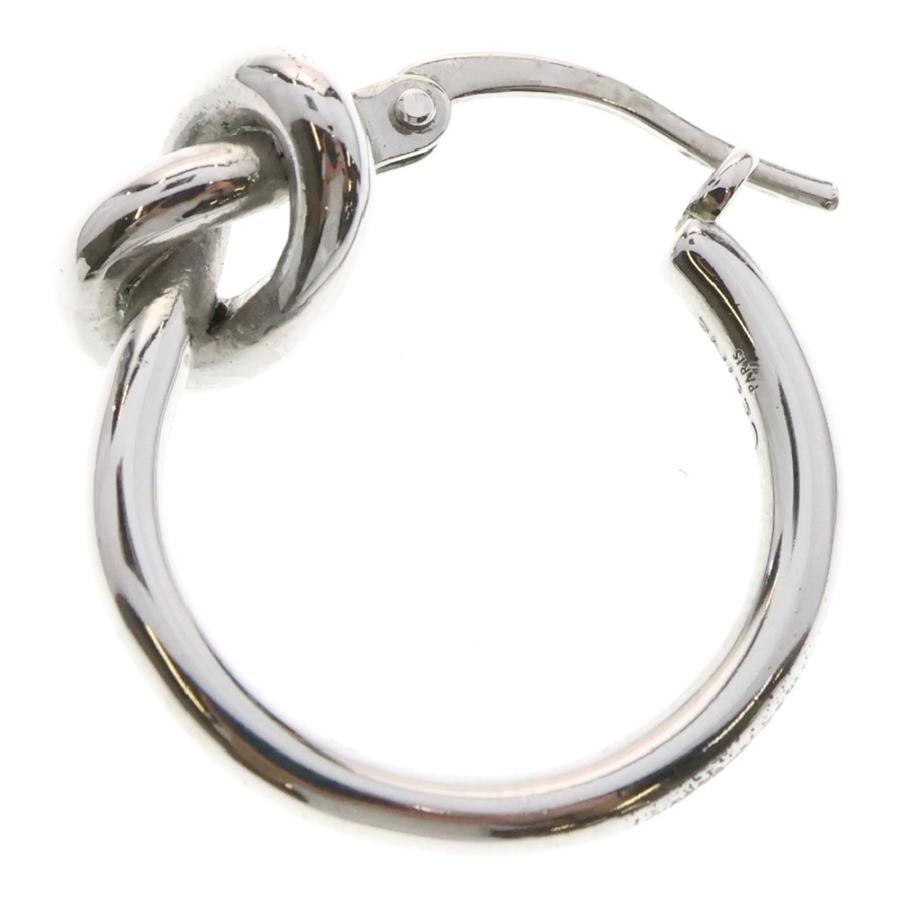 CELINE（セリーヌ） ノット スモールフープピアス 46N556BRA シルバー