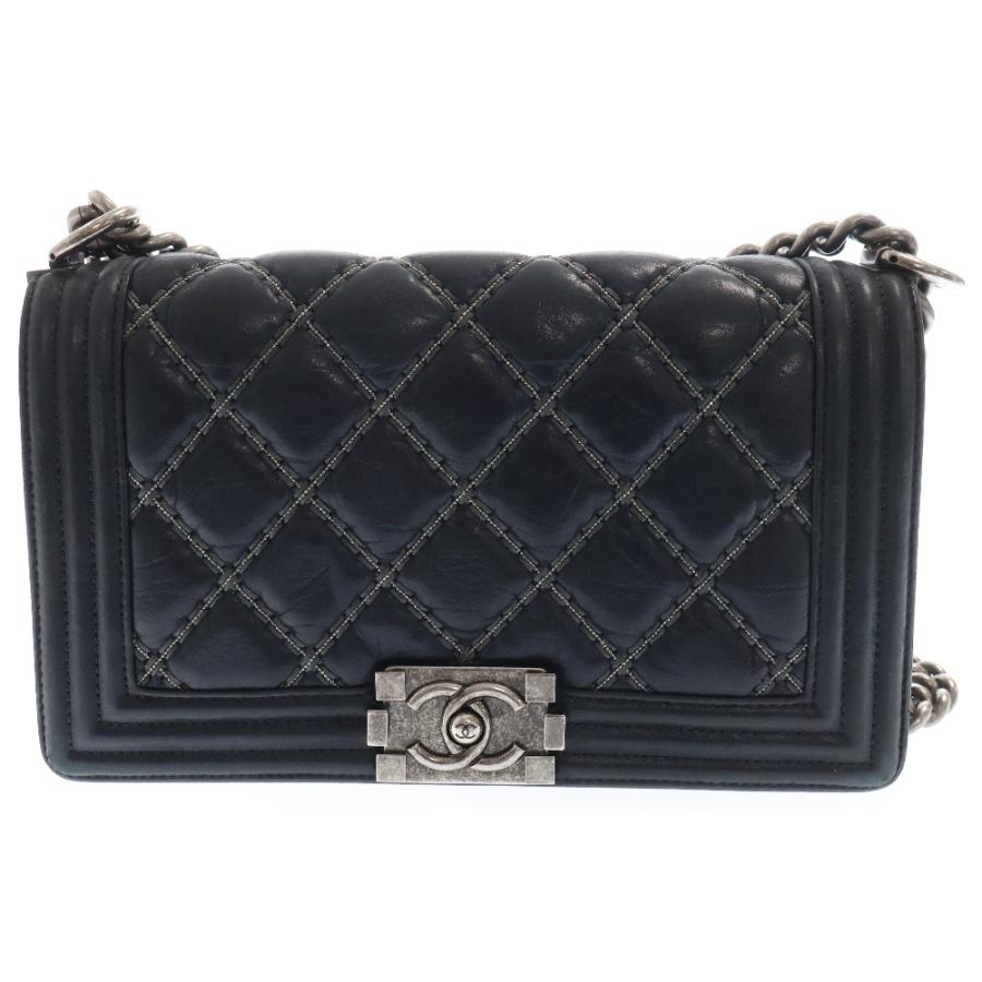 CHANEL（シャネル） Boy Chanel Leather Chain Shoulder Bag ボーイ