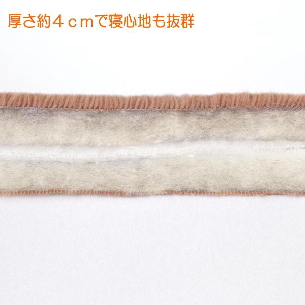 ゼンケン 一人用電熱マット タイマー付き 電磁波99％カット ZMT-75CT