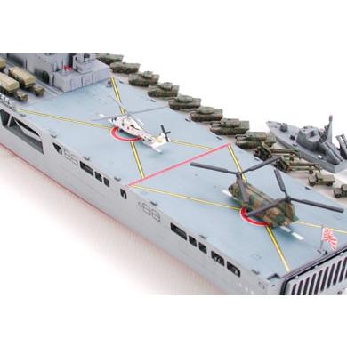 タミヤ 1/700 海上自衛隊輸送艦 LST-4002 しもきた（艦載車付き