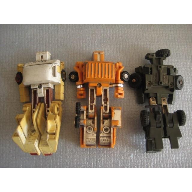 BANDAI（バンダイ） マシンロボ 救急ロボ・ジープロボ・ダンプロボ 3体