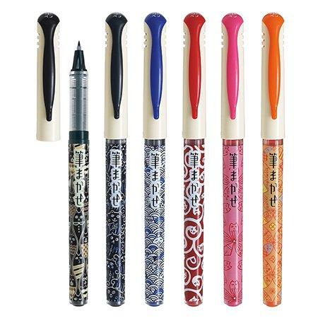 筆まかせ PILOT パイロット 筆まかせ ワクワクねこだらけ 極細・硬筆