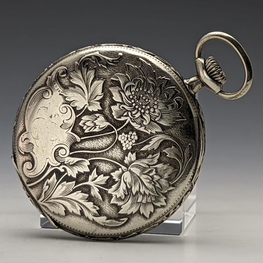 アンティーク1790年代 silver92.5 懐中時計 のケースのみ アンティーク