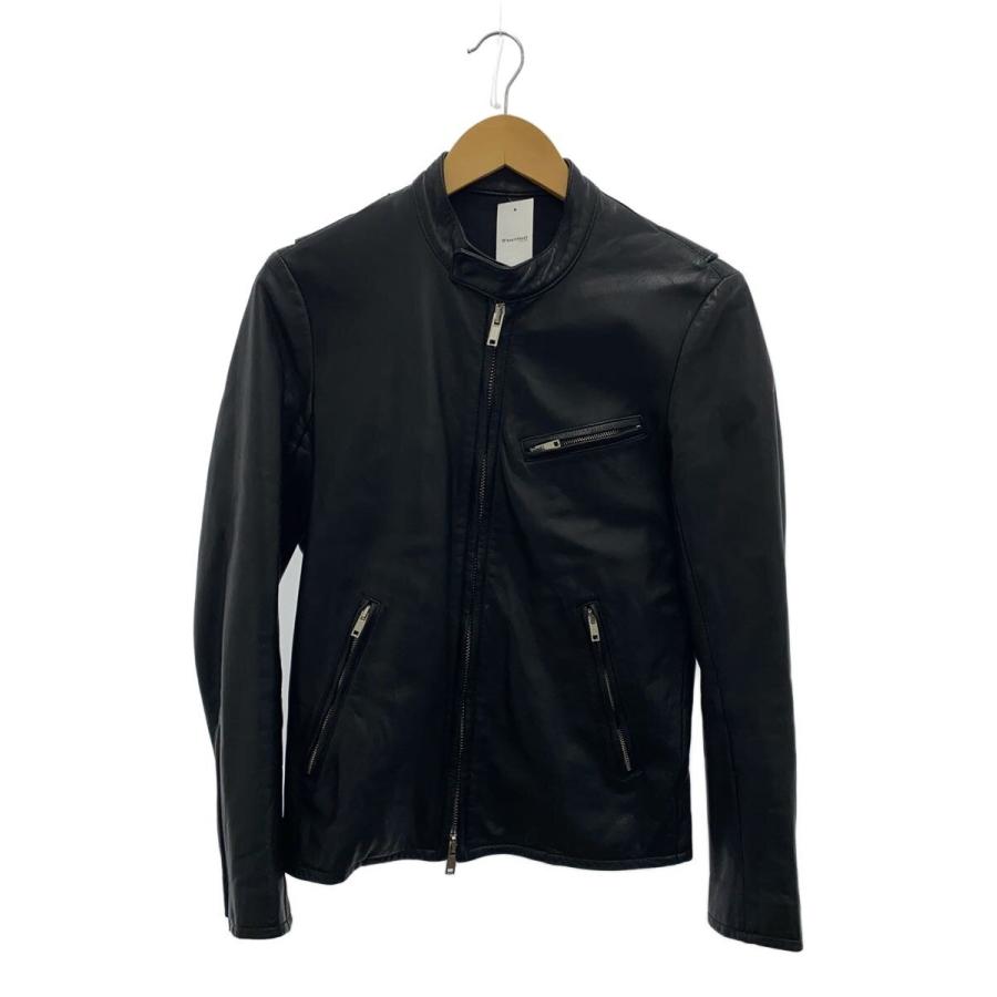 Lithium homme◇シングルライダースジャケット/44/牛革/BLK/lh22-0194