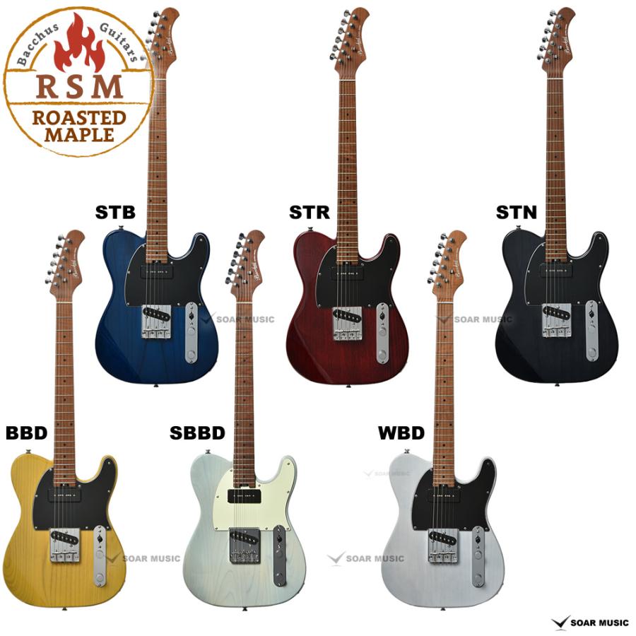 Bacchus（バッカス） TACTICS-ASH/RSM ローステッドメイプルネック採用