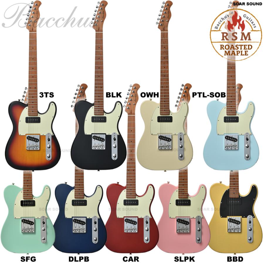 Bacchus（バッカス） BTE-2-RSM/M ローステッドメイプルネック採用