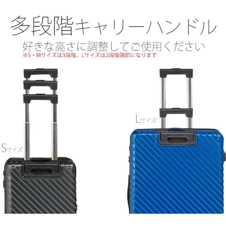 TOMAXライトキャリーケース Lサイズ 大型 大容量 ファスナータイプ