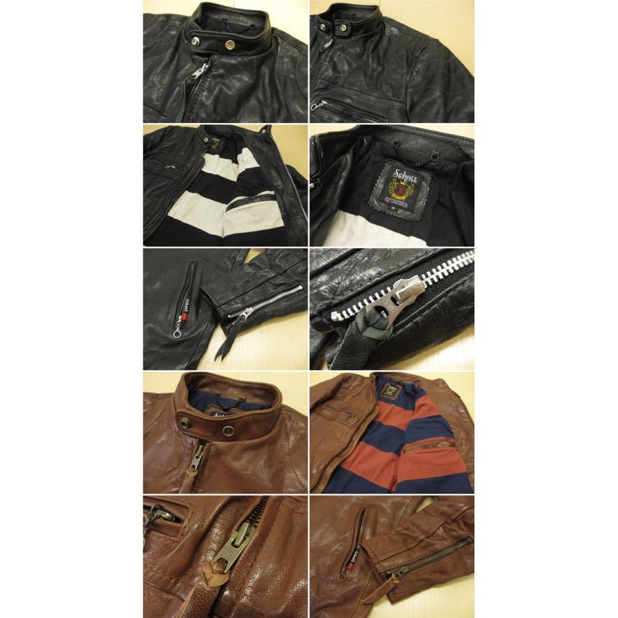 Schott N.Y.C（ショット） Schott レザーパデッド ライダース LEATHER