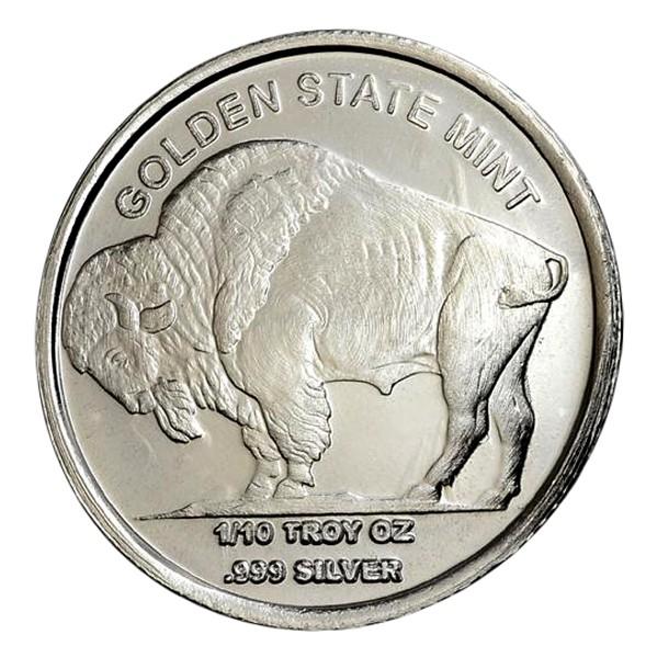 バッファロー・インディアン 純銀 コイン 1/10オンス 原産国 アメリカ