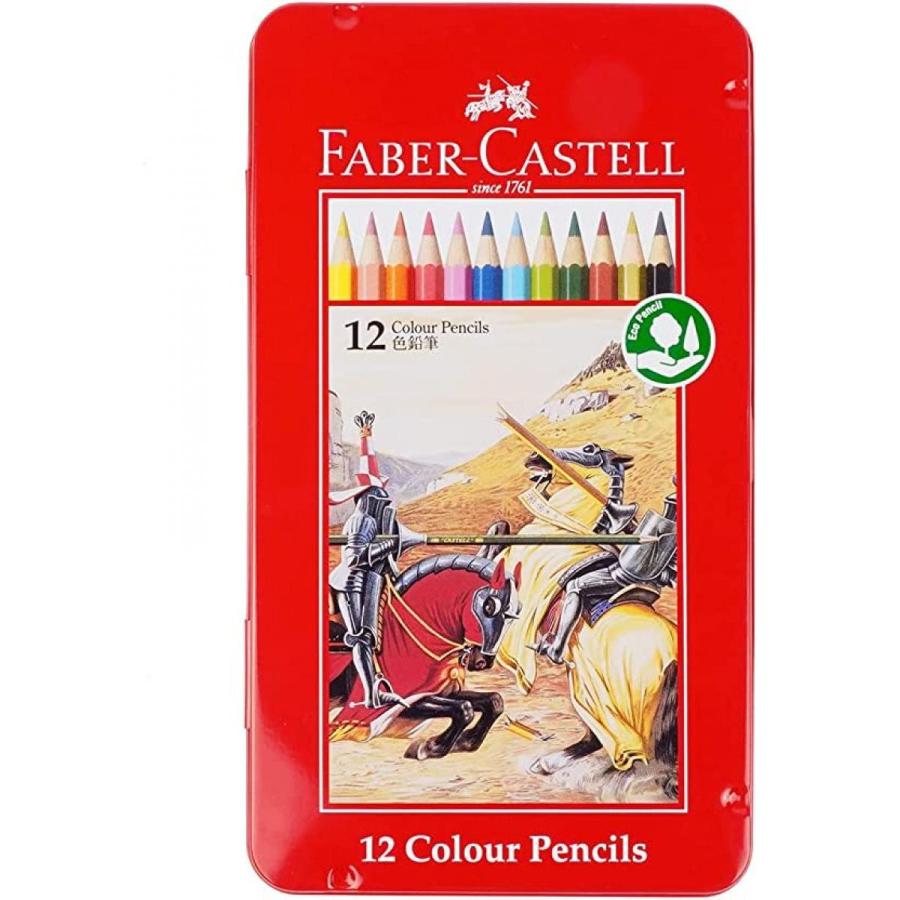 ファーバーカステル シヤチハタ 油性色鉛筆 平缶 12色セット TFC-CP